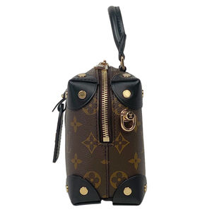 Louis Vuitton 2WAY Monogram Crossbody Souple Brown Malle Handbag Petite